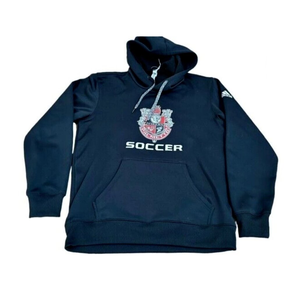 Adidas Black Tigers Soccer Medium M Hoodie Sweat shirt Pullover Palmetto FL EUC